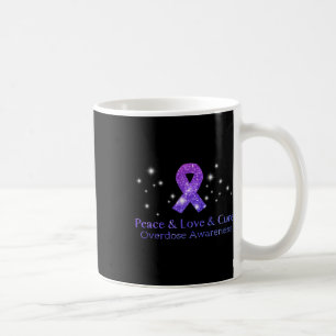 Taza De Café Paz Amor Y Curar La Conciencia De Sobredosis De Op