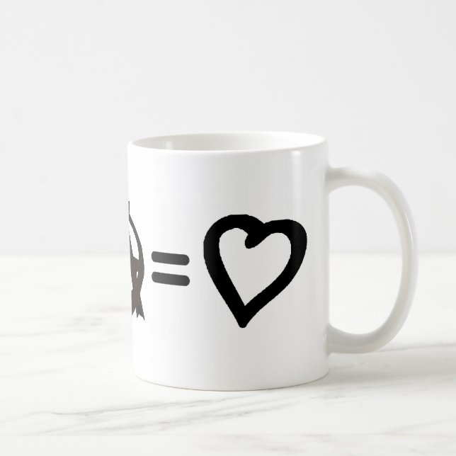Taza De Café Paz + Anarquía = amor (Derecha)