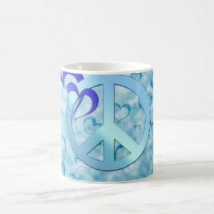Taza De Café Paz azul