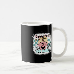 Taza De Café Paz blandida 100 días de sonrisa escolar 1