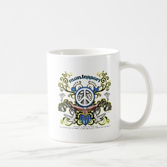 Taza De Café Paz de Montesori (Derecha)
