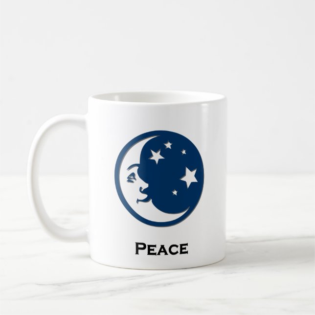 Taza De Café Paz de Moon Stars (Izquierda)