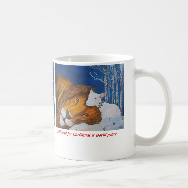 Taza De Café paz de mundo (Derecha)