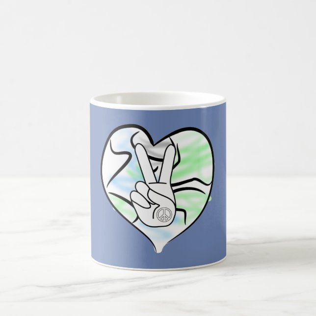 Taza De Café Paz de mundo (Centro)