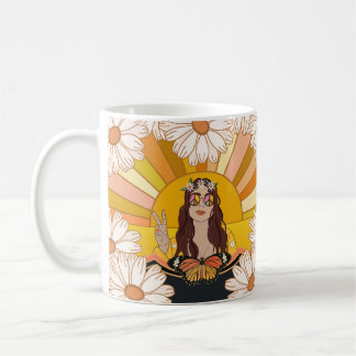 Taza De Café Paz del poder de las flores