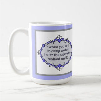 Taza De Café Paz en aguas profundas