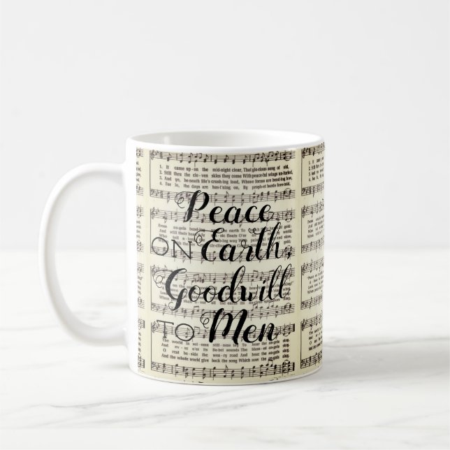 Taza De Café Paz en la Tierra (Izquierda)
