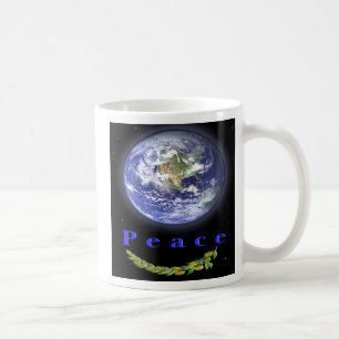 Taza De Café paz en la tierra