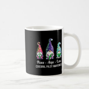Taza De Café Paz Esperanza Amor Gnomes Conciencia De La Parális