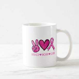 Taza De Café Paz Esperanza Cura Concienciación sobre el Cáncer