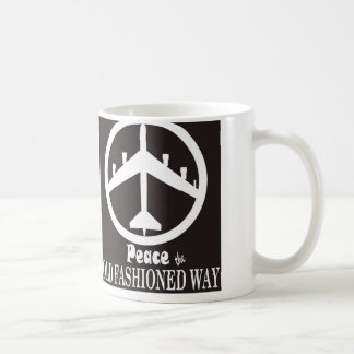 Taza De Café Paz la manera pasada de moda