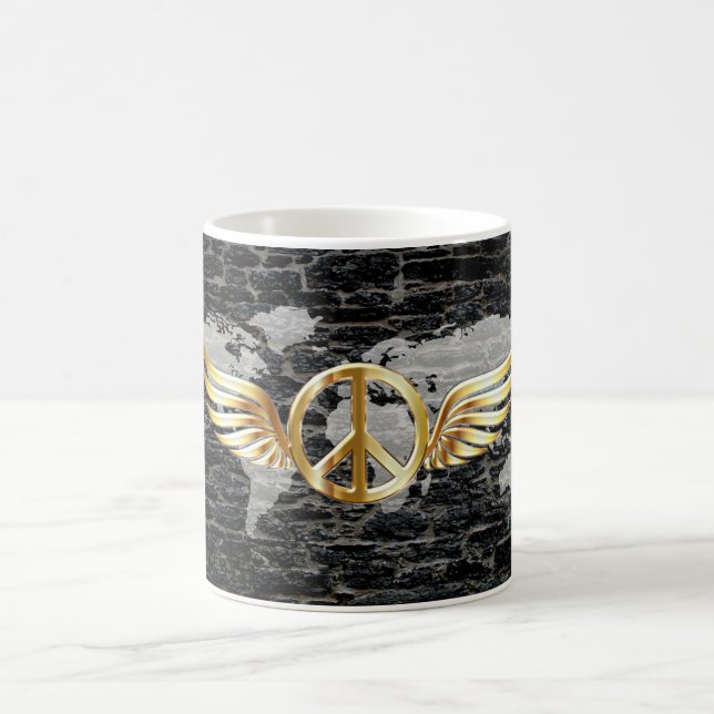 Taza De Café Paz mundial (Centro)