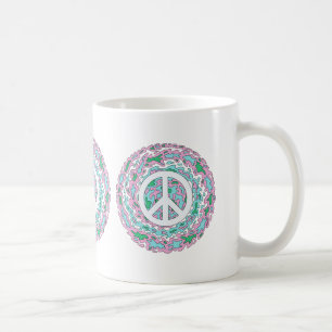 Taza De Café Paz Psicodélica