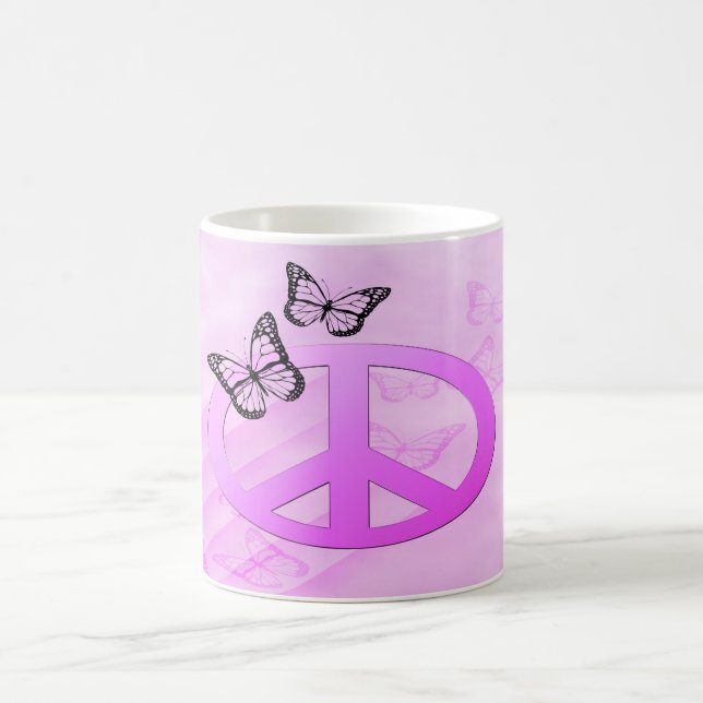 Taza De Café Paz rosa (Centro)