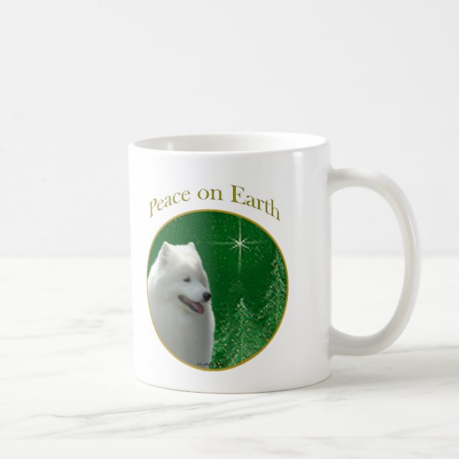 Taza De Café Paz Samoyed (Derecha)