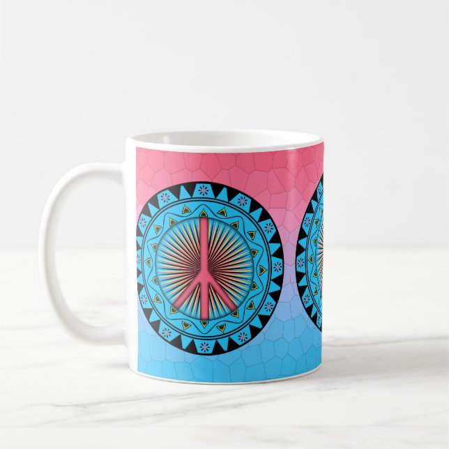 Taza De Café Paz ~ Sol (Izquierda)