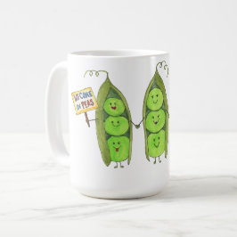 Taza De Café Paz - Venimos en guisantes