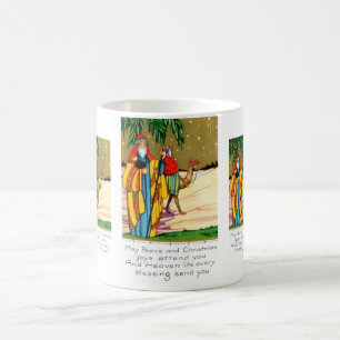 Taza De Café Paz y alegría de los Navidades