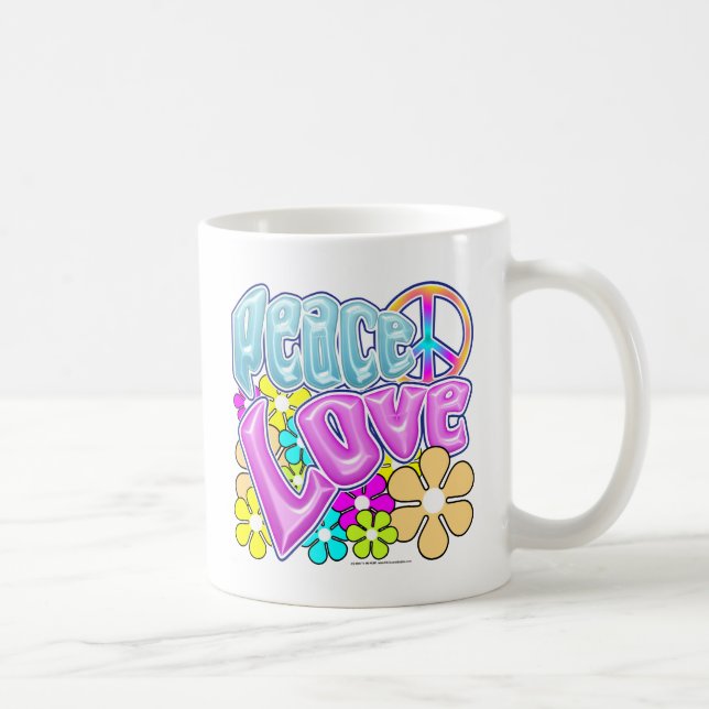 Taza De Café Paz y amor (Derecha)