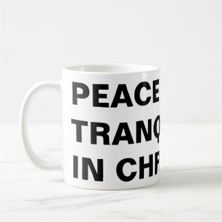 Taza De Café "Paz Y Tranquilidad En Cristo" Clásico Mug