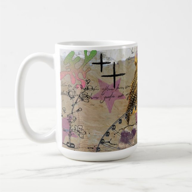 Taza De Café PC2508 - Lechuza de diversión (Izquierda)