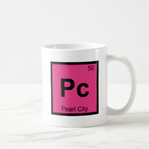 Taza De Café Pc - Pearl City Oahu Hawái Símbolo de Química