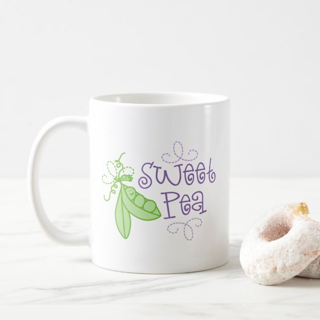 Taza De Café Pea dulce (Con donut)