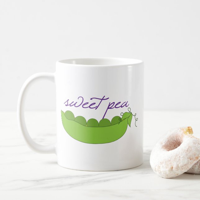 Taza De Café Pea dulce (Con donut)