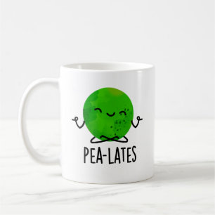 Taza De Café Pea-lates Funny Pilates Pea Pun