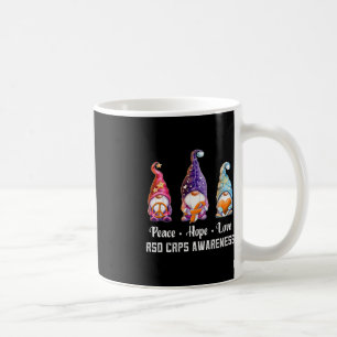 Taza De Café Peace Hope Love Gnomes RSD CRPS Conciencia