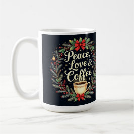 Taza De Café Peace Love and coffee 