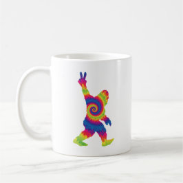 Taza De Café Peace Love Bigfoot - Amantes de pie grande