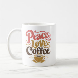 Taza De Café Peace Love Coffee Mugs