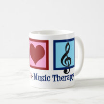 Peace Love Music Therapist Cute Therapist