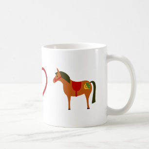 Taza De Café Peace Love Ponies Horse Mug