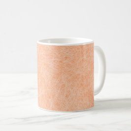 Taza De Café Peach Fuzz Faux Leather
