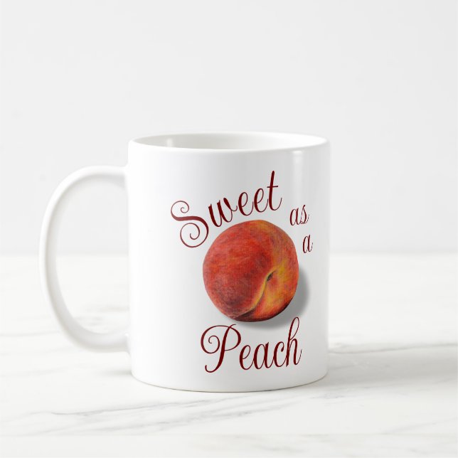Taza De Café Peach Mug (Izquierda)