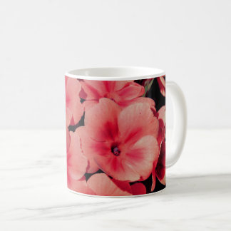 Taza De Café Peach Primrose Flower Art