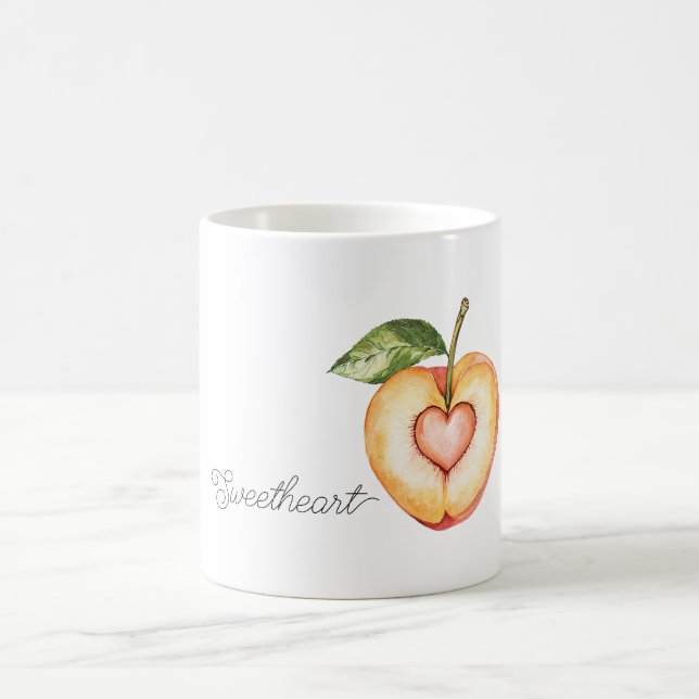 Taza De Café Peach Sweetheart (Centro)