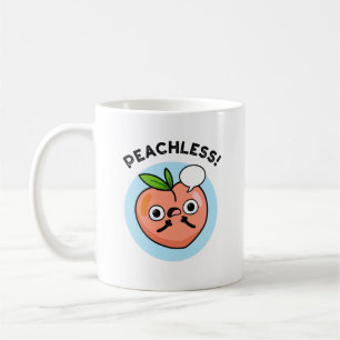 Taza De Café Peachless Funny Fruit Peach