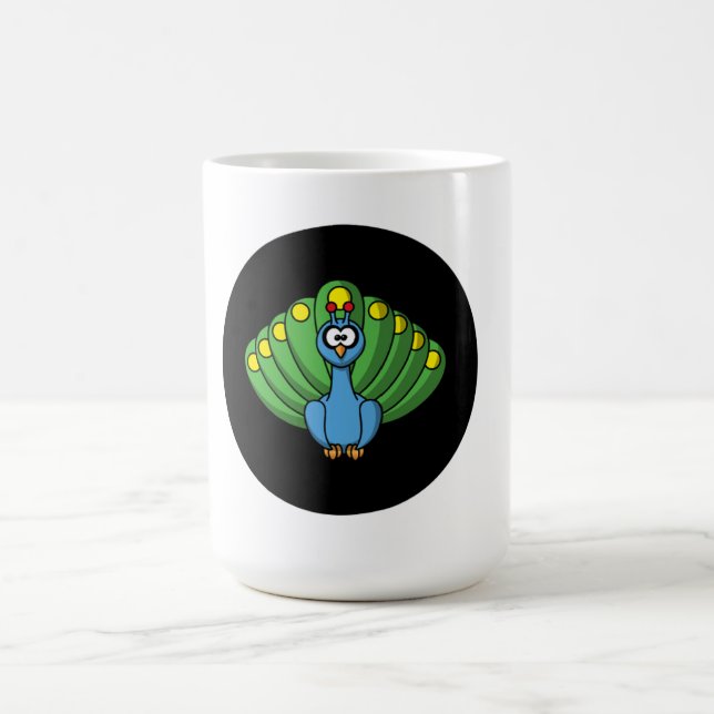 Taza De Café Peacock (Centro)