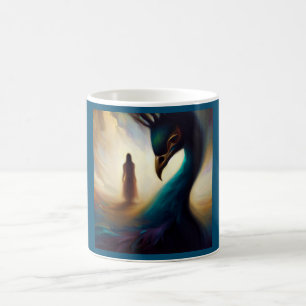 Taza De Café Peacock de animales espirituosos 2