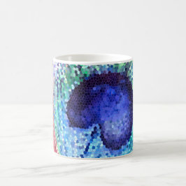 Taza De Café Peacock Feather Art Classic Mug