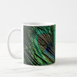 Taza De Café Peacock Feather Lucky