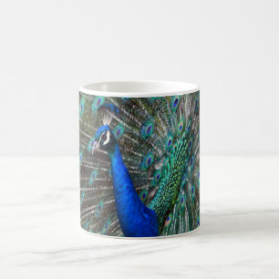 Taza De Café Peacock masculino colorido
