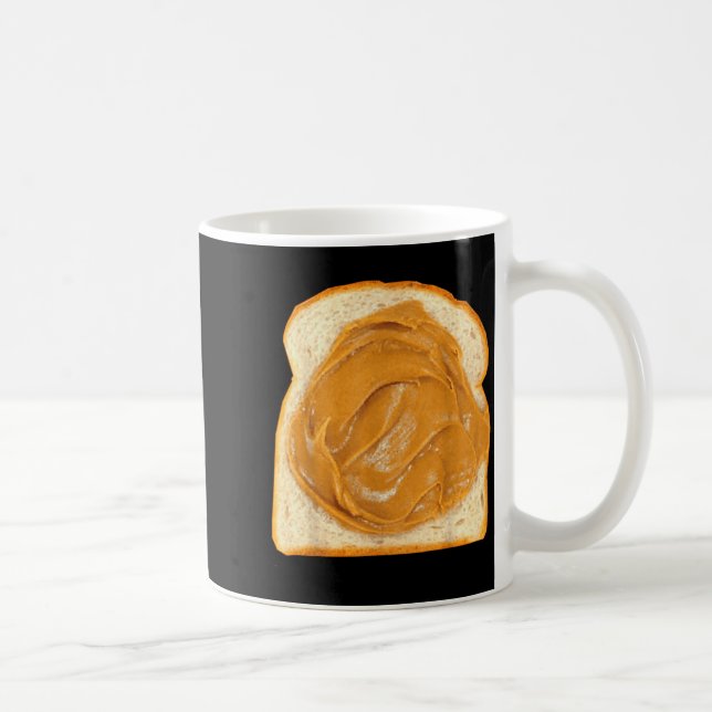 Taza De Café Peanut Butter On Bread Slice Costume Halloween Foo (Derecha)