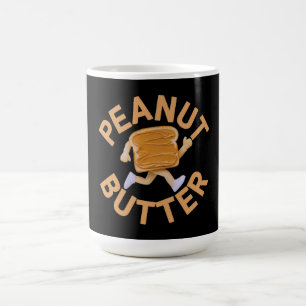 Taza De Café Peanut Butter Vibes Funny & Cute Design