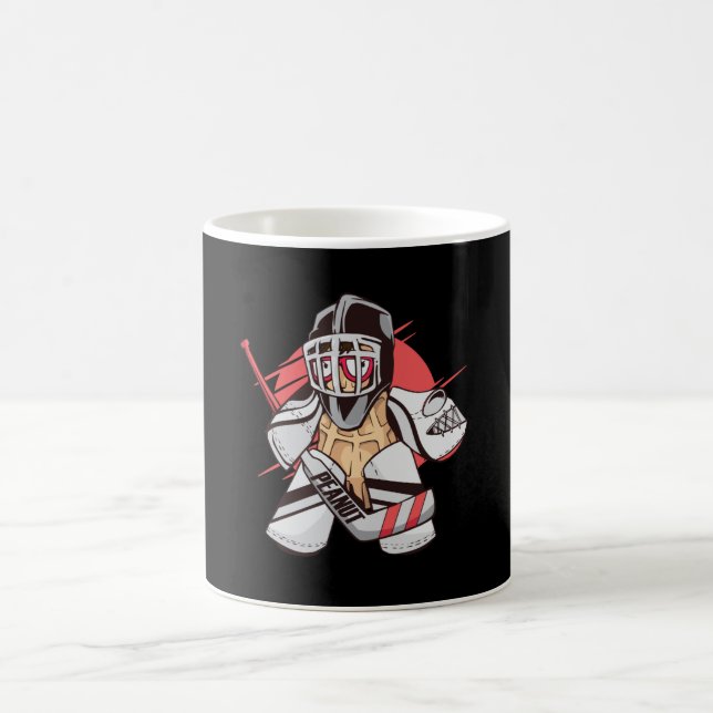 Taza De Café Peanut Hockey Goalie (Centro)