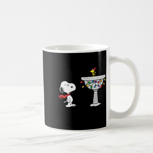 Taza De Café Peanuts Decorated Bird Bath  (Derecha)