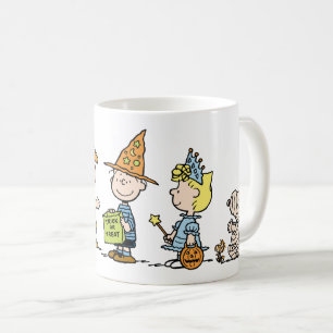 Taza De Café Peanuts Halloween Truco o Trato